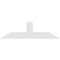 Ekena Millwork Portland Architectural Grade PVC Gable Bracket, 60"W x 17 1/2"H x 6"D x 6"F, 7/12 Pitch GBP060X18X0606POR00 - alternate 5